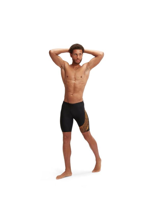Kąpielówki spodenki męskie do pływania na basen Speedo Medley Logo Jammer AM. Kolor: wielokolorowy, pomarańczowy, czarny