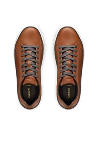Geox Sneakersy U Zackerty U46HPA 000CL C0013 Brązowy. Kolor: brązowy. Materiał: skóra #5