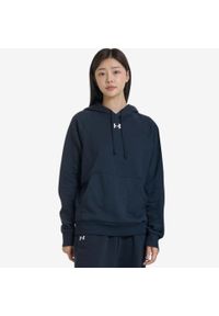 Under Armour - Bluza z kapturem unisex UA Rival Fleece. Typ kołnierza: kaptur. Kolor: czarny. Sport: joga i pilates #2