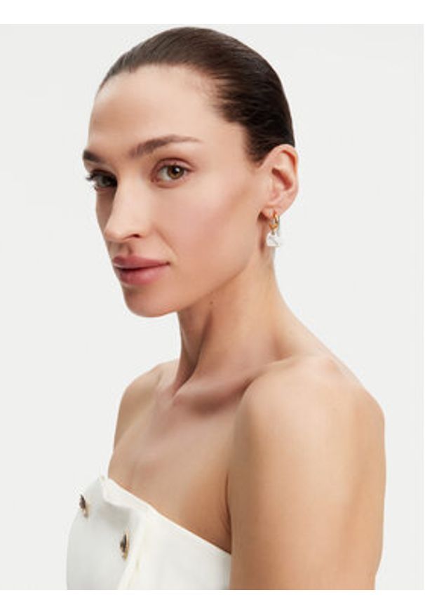 Guess Kolczyki JUBE05 151JW Złoty. Materiał: metalowe. Kolor: złoty