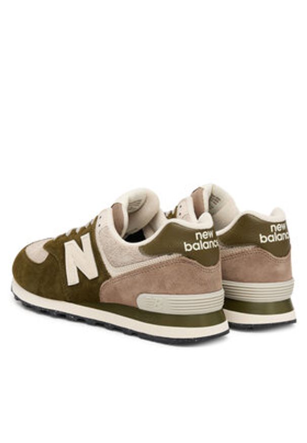 New Balance Sneakersy U574BWS M Zielony. Kolor: zielony. Materiał: zamsz, skóra. Model: New Balance 574