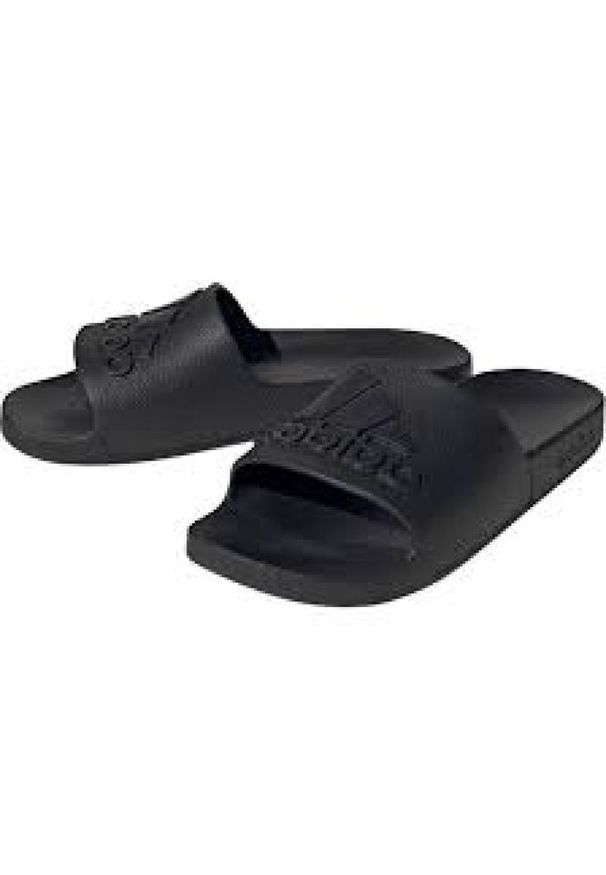 Adidas - Klapki adidas adilette Aqua M IF7371 czarne. Okazja: na plażę. Kolor: czarny. Materiał: materiał, guma