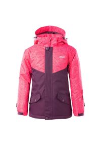 BEJO - Kurtka Narciarska Dziecięca Yuki Floral. Kolor: różowy. Sezon: zima. Sport: narciarstwo