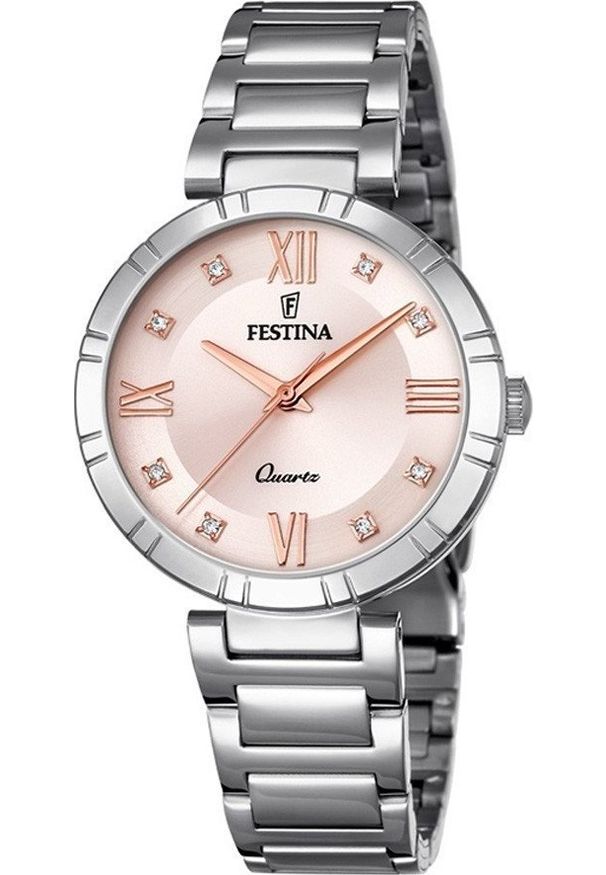 Zegarek Festina Zegarek damski Festina F16936-C srebrny. Kolor: srebrny