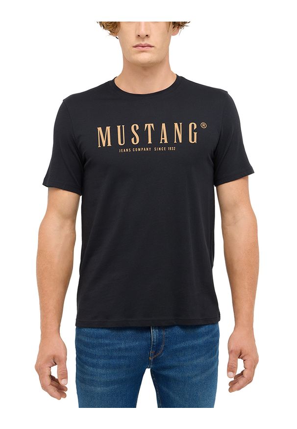Męski T-Shirt Mustang Style Austin Jet Black 1017125 4188