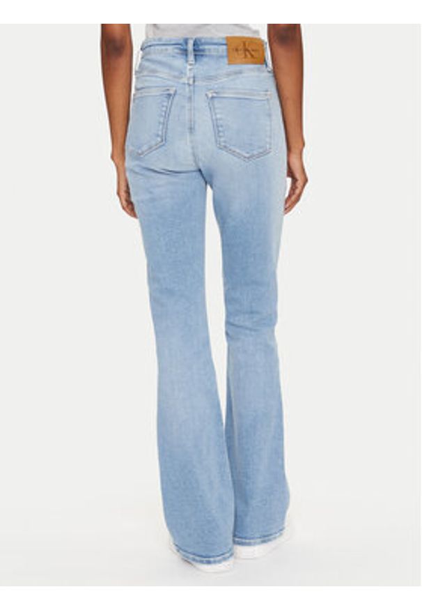 Calvin Klein Jeans Jeansy J20J225117 Niebieski Skinny Fit. Kolor: niebieski