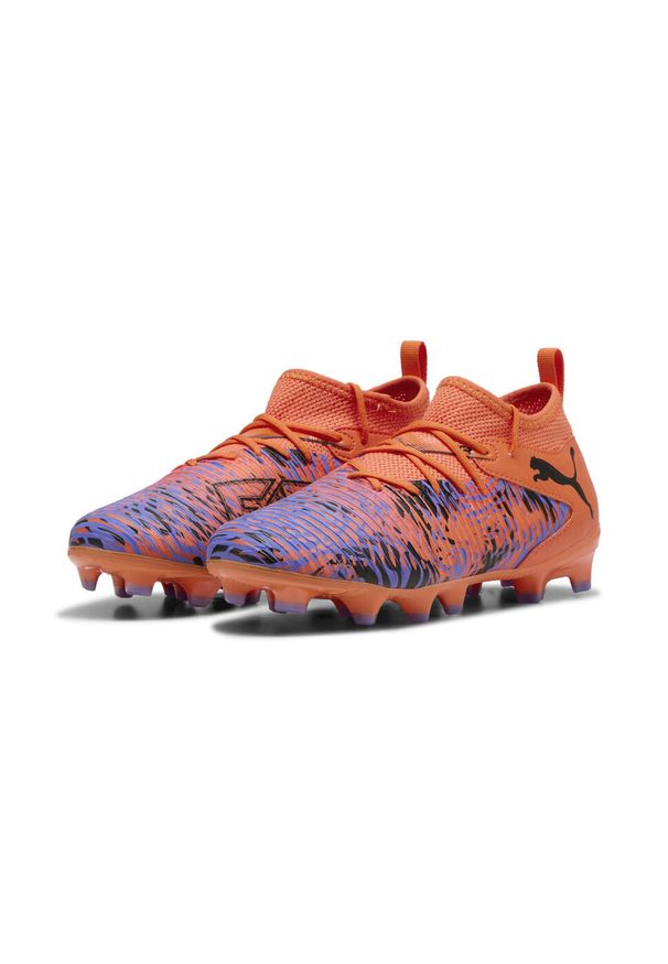 Buty Piłkarskie Puma Future 8 Match Creativity Fg/Ag Jr Dzieci. Kolor: wielokolorowy, pomarańczowy, żółty, czarny, fioletowy. Sport: piłka nożna