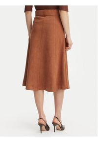 Rinascimento Spódnica z imitacji skóry CFC0127915003 Brązowy Regular Fit. Kolor: brązowy. Materiał: skóra #5
