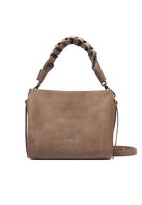 Coccinelle Torebka P6P Boheme Suede Bimaterial E1 P6P 58 01 01 Beżowy ciemny. Kolor: beżowy. Materiał: skórzane, zamszowe #1