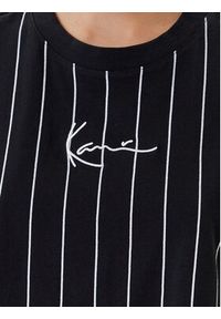 Karl Kani T-Shirt Small Signature Essential Pinstripe 6137880 Czarny Relaxed Fit. Kolor: czarny. Materiał: bawełna