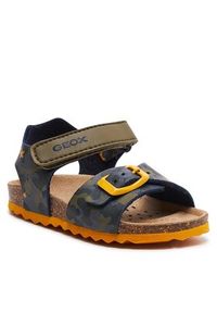 Geox Sandały B Sandal Chalki Boy B922QA 00454 C3375 M Zielony. Kolor: zielony