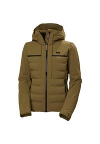 Damska kurtka narciarska Helly Hansen Alphelia Elevate. Kolor: brązowy, beżowy, wielokolorowy. Sezon: zima. Sport: narciarstwo #1