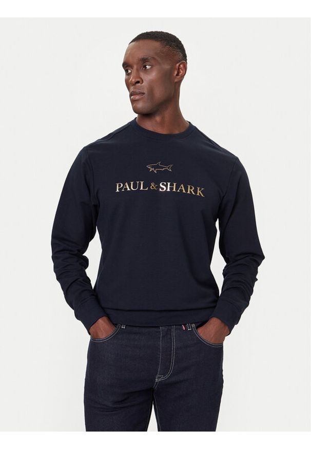 PAUL & SHARK - Paul&Shark Bluza 15311822 Granatowy Regular Fit. Kolor: niebieski. Materiał: bawełna