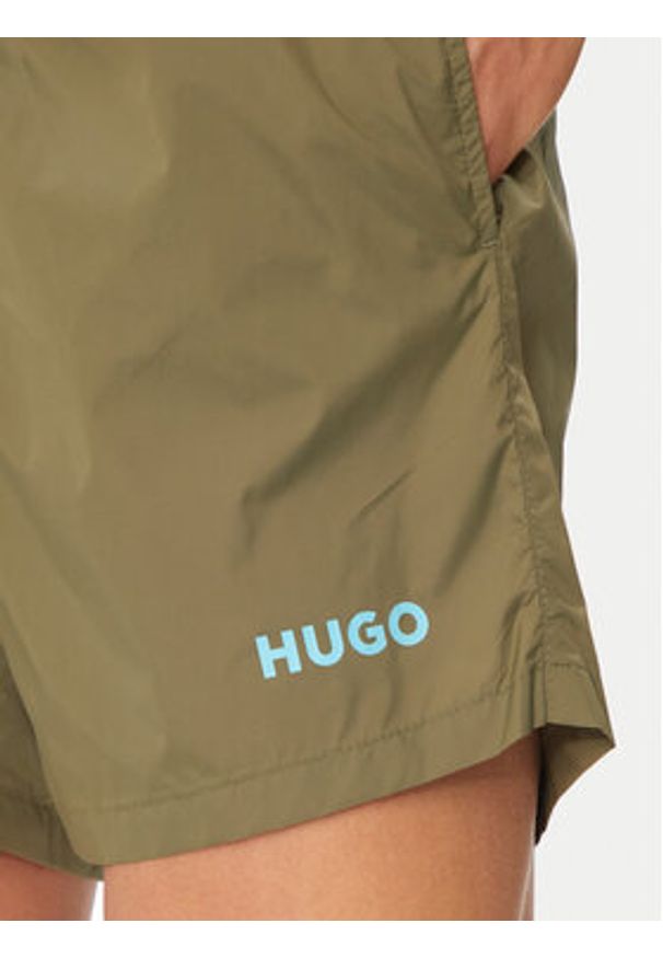 Hugo Szorty kąpielowe Haiti 50469304 Zielony Regular Fit. Kolor: zielony. Materiał: syntetyk