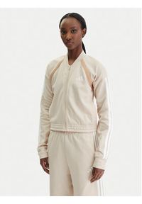 Adidas - adidas Dres Teamsport KB8181 Beżowy Regular Fit. Kolor: beżowy. Materiał: bawełna #4