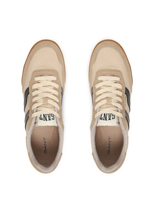 GANT - Gant Sneakersy 32633172 Beżowy. Kolor: beżowy. Materiał: zamsz, skóra