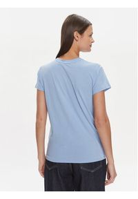 Polo Ralph Lauren T-Shirt 211898698014 Błękitny Regular Fit. Typ kołnierza: polo. Kolor: niebieski. Materiał: bawełna #4