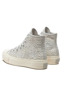 Converse Trampki Chuck Taylor All Star Lift Platform Butterflies A07538C Biały. Kolor: biały. Materiał: materiał. Obcas: na platformie