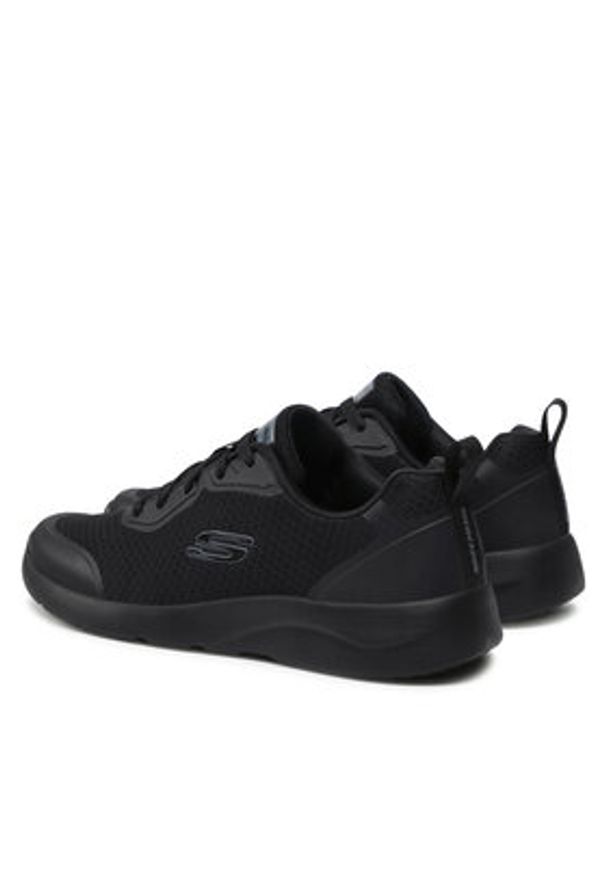 skechers - Skechers Sneakersy Full Pace 232293/BBK Czarny. Kolor: czarny. Materiał: materiał