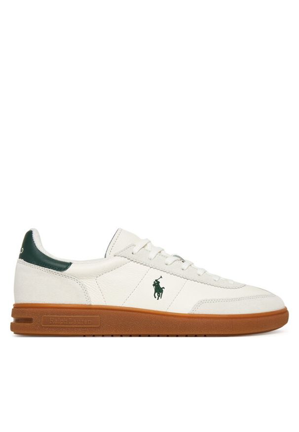 Polo Ralph Lauren Sneakersy Bedford 809973701006 Biały. Kolor: biały. Materiał: skóra, zamsz