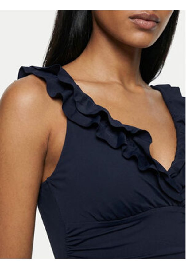 Lauren Ralph Lauren - LAUREN RALPH LAUREN Strój kąpielowy 20601010 Granatowy. Kolor: niebieski. Materiał: syntetyk