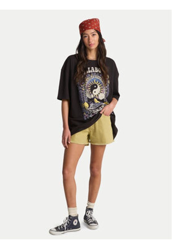 Billabong T-Shirt Surf Trip EBJZT00593 Czarny Loose Fit. Kolor: czarny. Materiał: bawełna