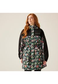 Płaszcz turystyczny damski Regatta Cailar CLR przeciwdeszczowy. Kolor: czarny. Sport: turystyka piesza #1