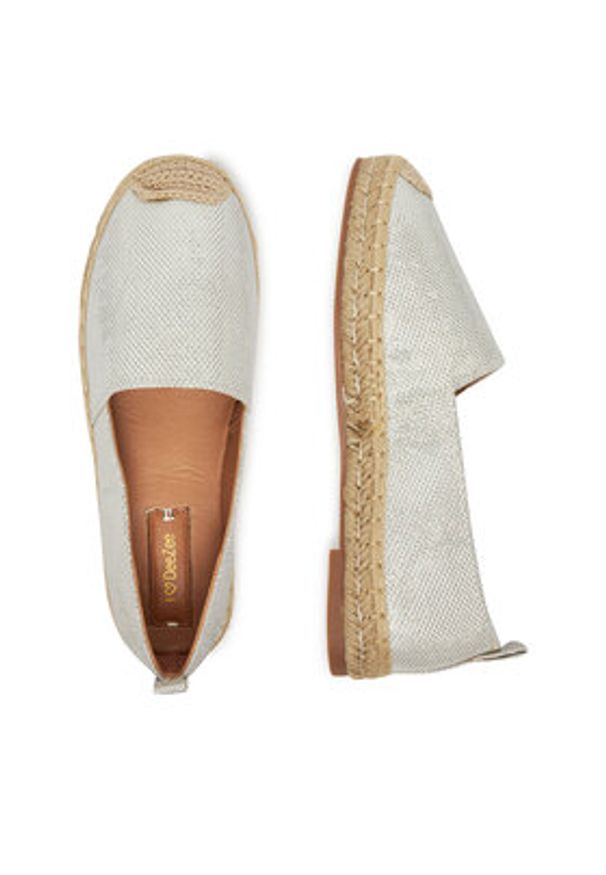 DeeZee Espadryle S289-5 Biały. Kolor: biały. Materiał: materiał