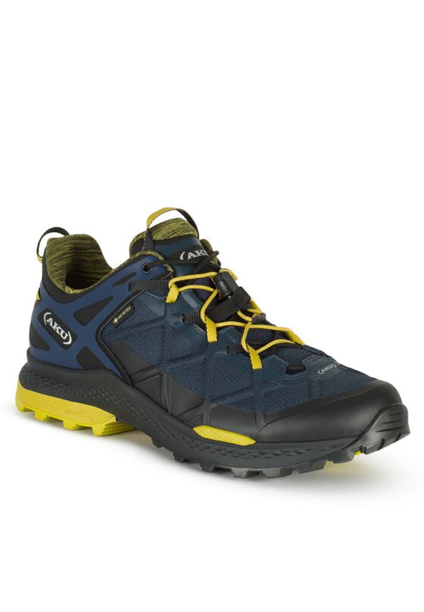 Aku Trekkingi Rocket Dfs Gtx 726 GORE-TEX Granatowy. Kolor: niebieski. Materiał: skóra. Technologia: Gore-Tex. Sport: turystyka piesza