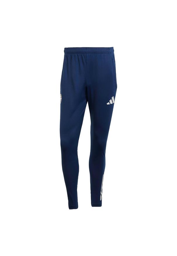 Adidas - Spodnie Arsenal Tiro 25 Competition Training. Kolor: niebieski. Materiał: dresówka. Sport: piłka nożna, fitness