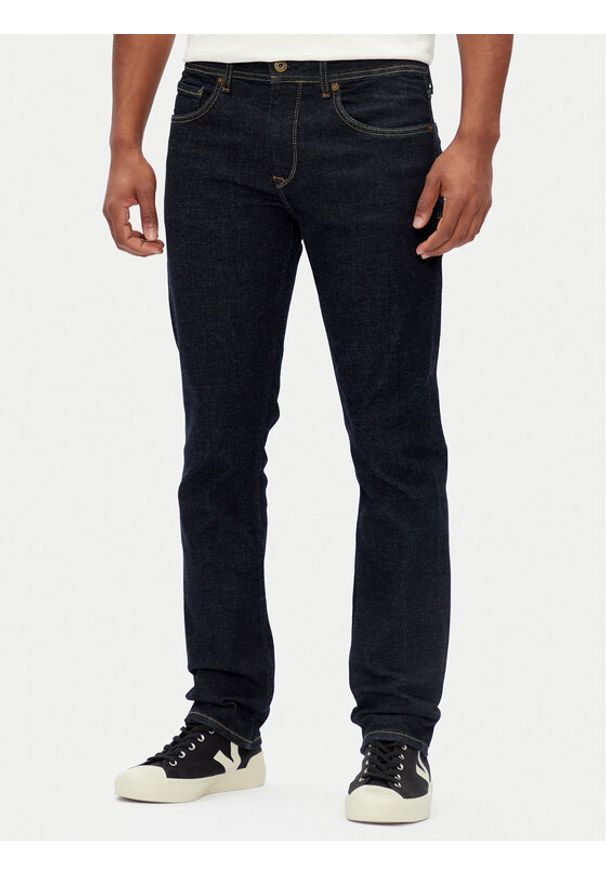Pepe Jeans Jeansy PM207393 Niebieski Straight Fit. Kolor: niebieski