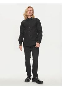 Versace Jeans Couture Koszula 76GAL2SW Czarny Regular Fit. Kolor: czarny. Materiał: bawełna #4