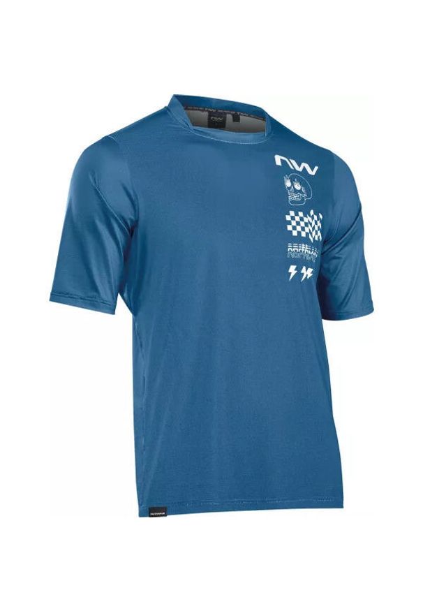 NORTHWAVE - Jersey Northwave Bomb. Kolor: wielokolorowy, niebieski, fioletowy. Materiał: jersey. Sport: kolarstwo