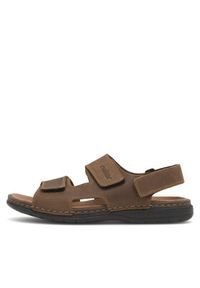 Rieker Sandały 25558-25 Brązowy. Kolor: brązowy. Materiał: skóra, nubuk #4