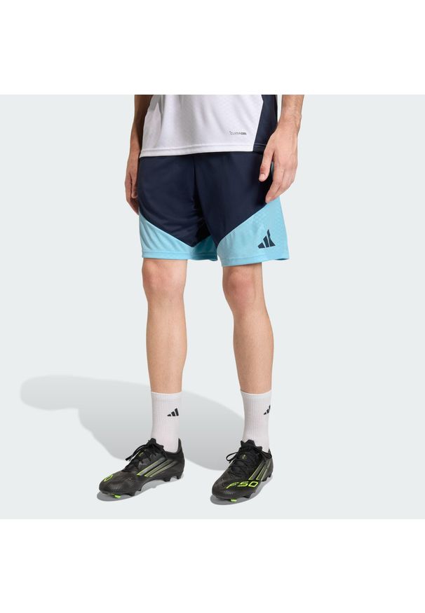 Adidas - Szorty treningowe Argentyna 26 Tiro. Kolor: niebieski. Technologia: ClimaCool (Adidas). Sport: piłka nożna