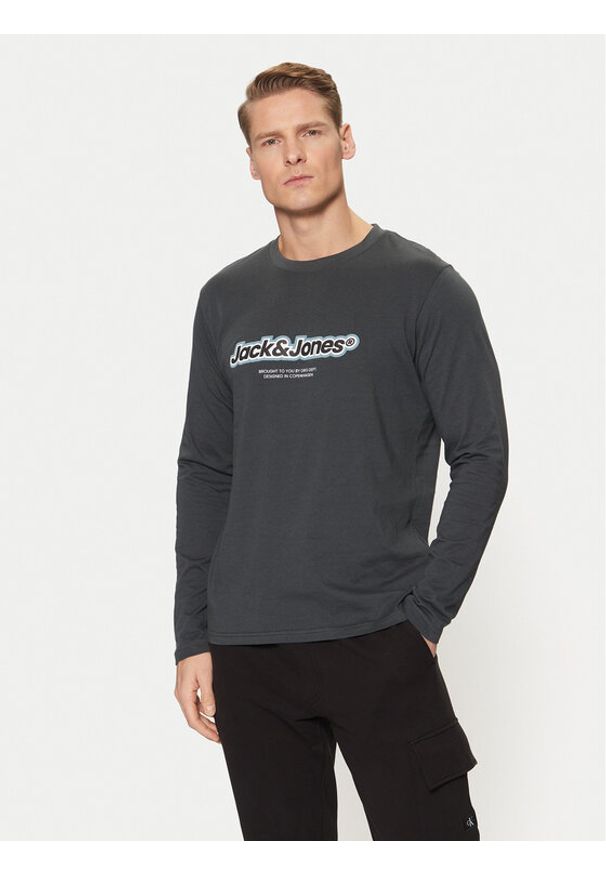 Jack & Jones Longsleeve Vesterbro 12266419 Zielony Relaxed Fit. Kolor: zielony. Materiał: bawełna. Długość rękawa: długi rękaw