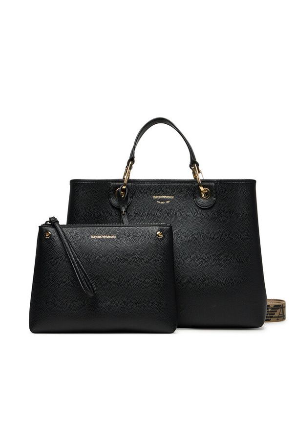 Torebka Emporio Armani. Kolor: czarny