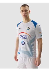 4f - 4F Koszulka klubowa z sezonu 22/23 męska 4F x Stal Mielec - multikolor XL. Kolor: wielokolorowy. Materiał: dzianina. Wzór: aplikacja, nadruk