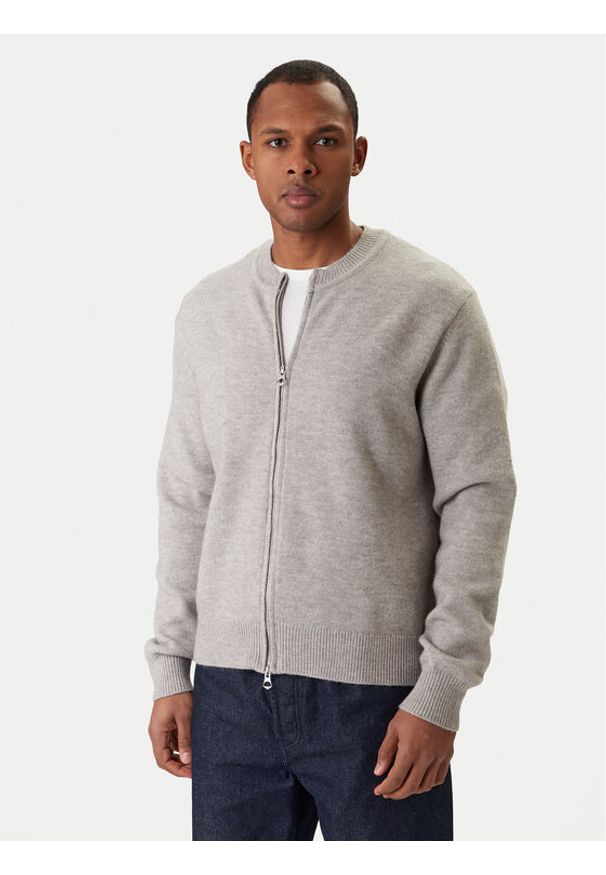 Jack & Jones Kardigan Scope 12286797 Szary Relaxed Fit. Kolor: szary. Materiał: syntetyk