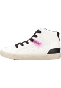 Geox - Buty GEOX J GISLI GIRL Biały. Kolor: biały. Materiał: syntetyk, tkanina. Sport: turystyka piesza