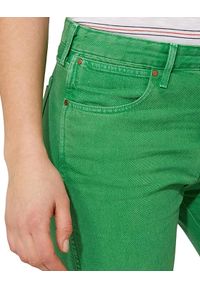 Wrangler - WRANGLER CROPPED STRAIGHT DAMSKIE SPODNIE JEANSOWE GREEN W229DM121 #5