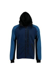 Bluza sportowa dla dzieci Geographical Norway Goton. Kolor: niebieski. Materiał: bawełna, poliester, elastan