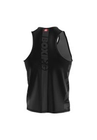 Koszulka sportowa bez rękawów męska Tank top EXTREME HOBBY BOLD BOXING. Kolor: czarny. Materiał: poliester, elastan. Długość rękawa: bez rękawów. Styl: sportowy