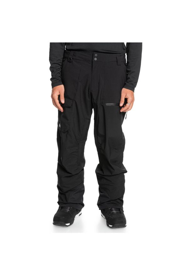 Quiksilver - Spodnie śniegowe dla Mężczyzn UTILITY Czarny. Kolor: czarny. Materiał: tkanina, poliester. Sezon: zima. Sport: narciarstwo