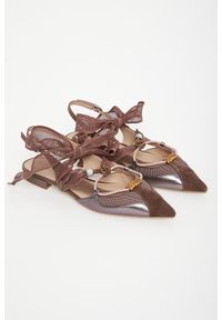 Pinko - Baleriny damskie skórzane PINKO. Materiał: skóra #1