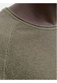 Jack & Jones Sweter Hill 12157321 Beżowy Regular Fit. Kolor: beżowy. Materiał: bawełna #6