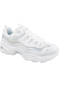 skechers - Buty do chodzenia damskie, Skechers D Lites. Kolor: biały. Model: Skechers Sport. Sport: turystyka piesza