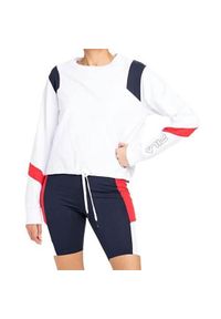 Bluza sportowa damska Fila Pita Cropped Crew W. Kolor: biały #1