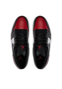 Nike Sneakersy Air Jordan 1 Low 553558 161 Czarny. Kolor: czarny. Materiał: skóra. Model: Nike Air Jordan #4