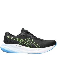 Buty do biegania Asics Gel Pulse 15 M 1011B780 001 czarne. Okazja: na spacer. Kolor: czarny. Materiał: guma, materiał, żakard. Szerokość cholewki: normalna. Sport: turystyka piesza, fitness